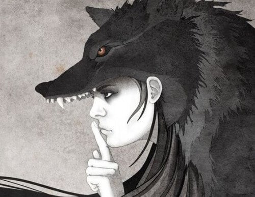 女人與狼安靜的選擇