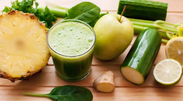 鳳梨黃瓜排毒飲品
